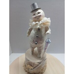 Vintage Dee Foust Bethany Lowe Snowman Christmas Figurine Retired Rare 16"